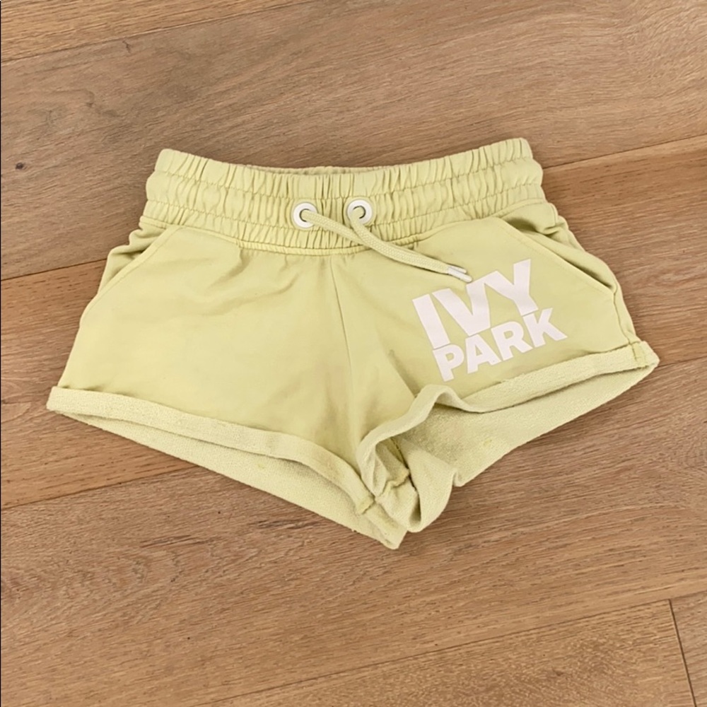 Ivy Park Yellow Shorts